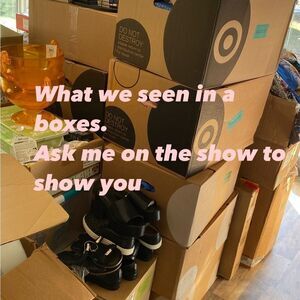 Look what we seen in a Target boxes. Some items still available. Come to look